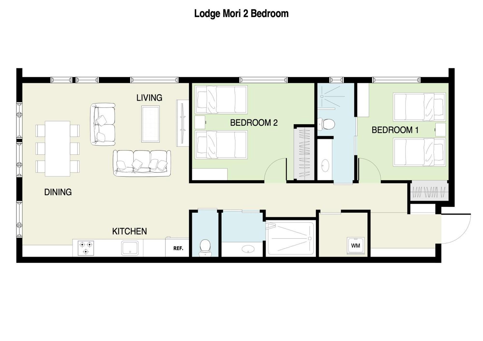 Lodge Mori Apartments Ōmagari Zewnętrze zdjęcie